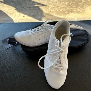 Rebel Cheer Shoe size 7. Wore a few times has red on bottom from track field.